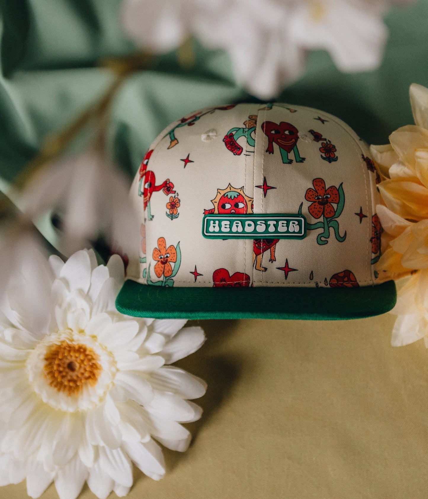 Catching Feelings Snapback - Pale Beige