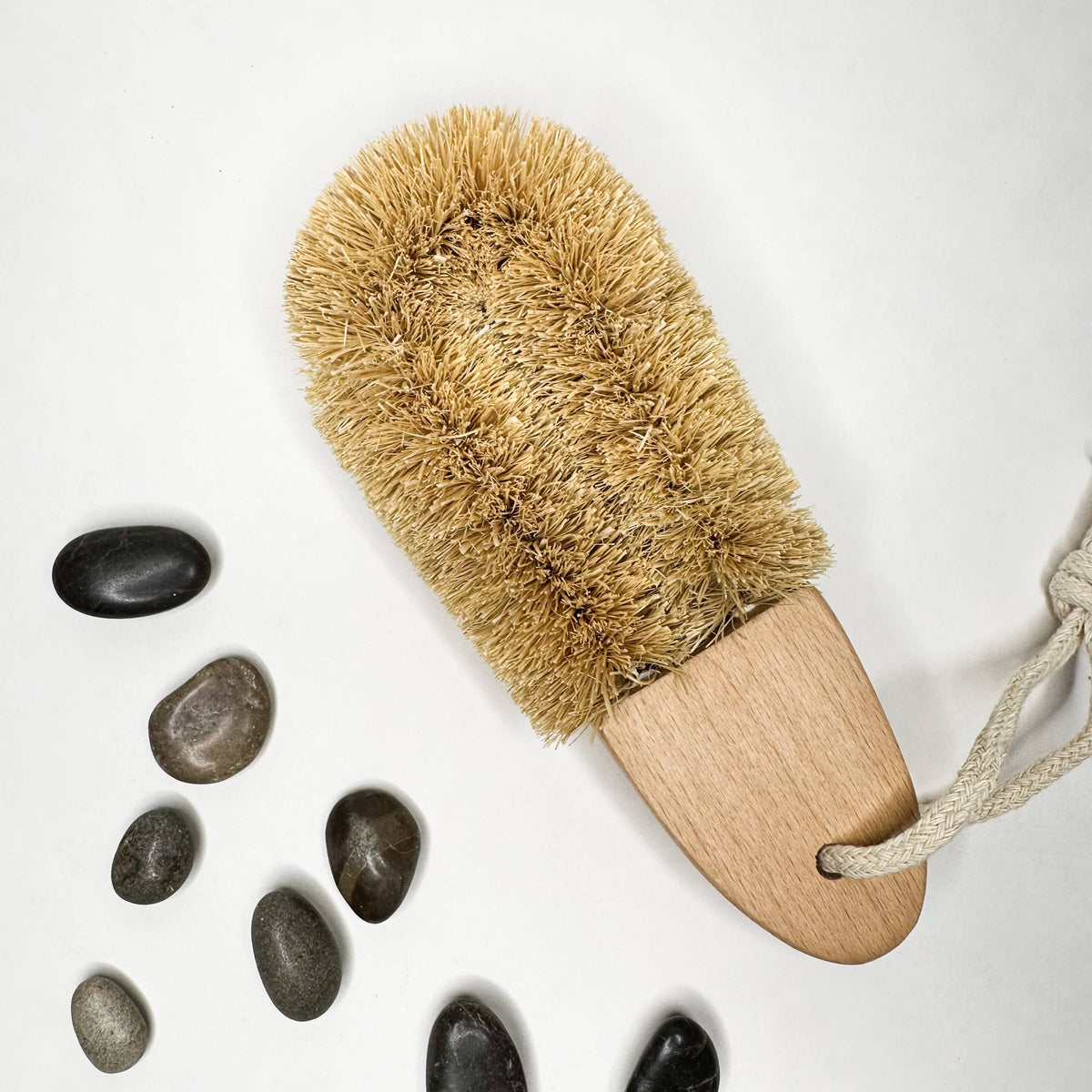 Natural Coconut Bristle Kitchen Brush