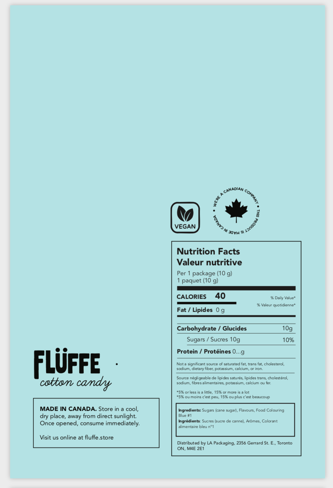 FLÜFFE COTTON CANDY | BLUE RASPBERRY