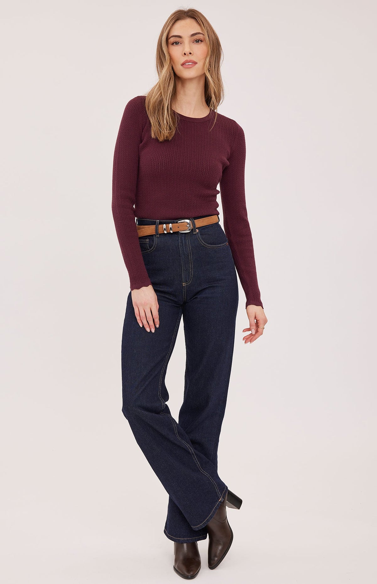 Celia Sweater - Port