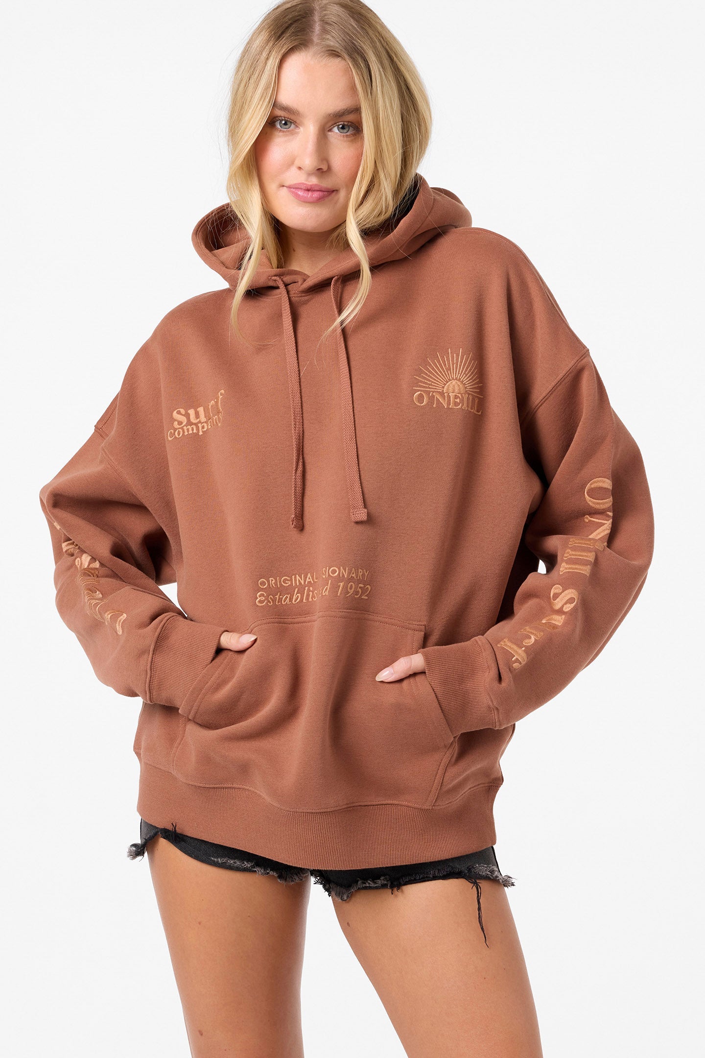 Chore Break Oversized Hoodie - Carob Brown