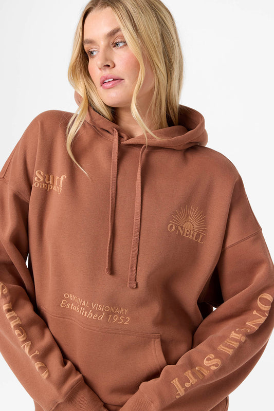Chore Break Oversized Hoodie - Carob Brown