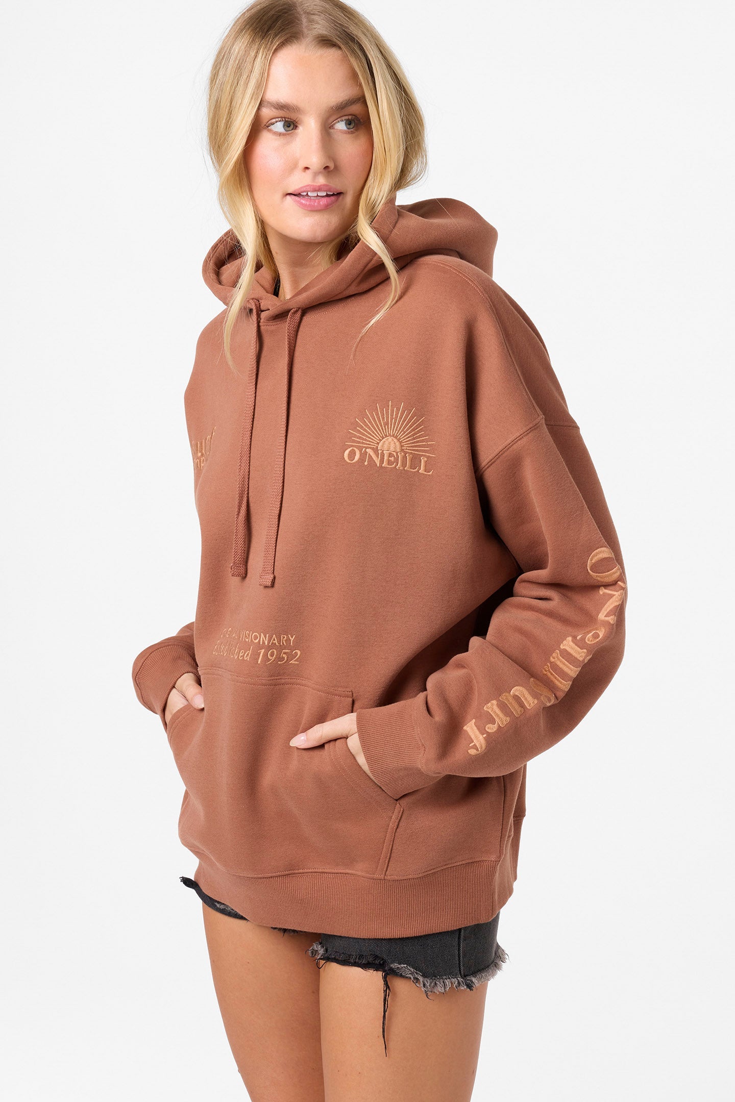Chore Break Oversized Hoodie - Carob Brown
