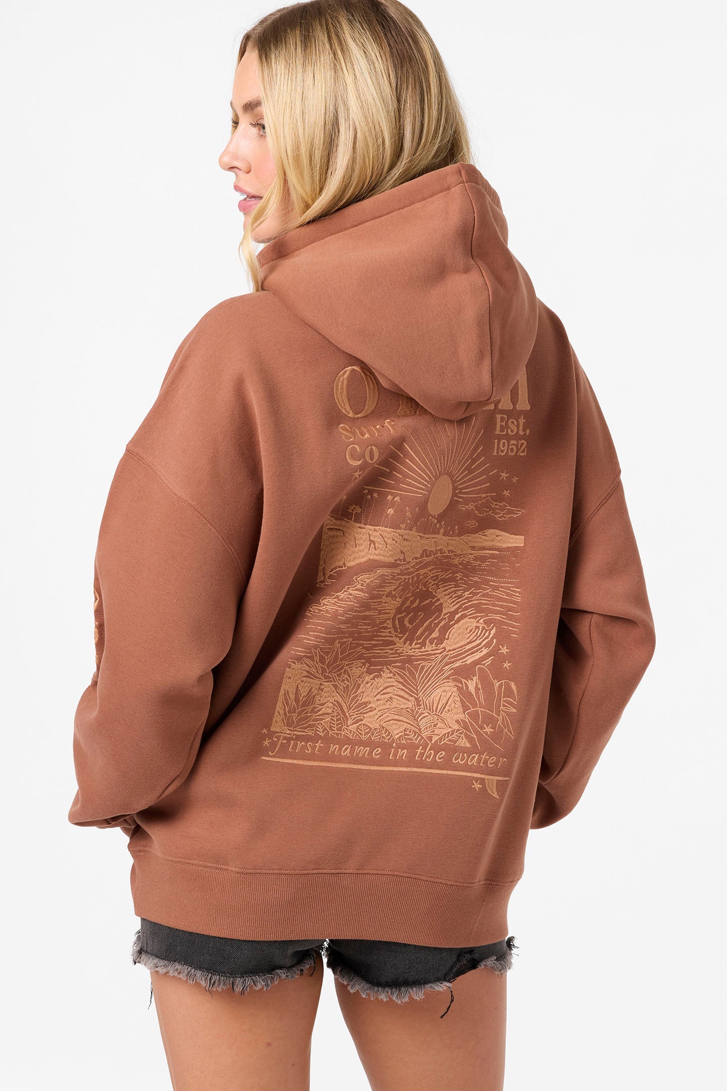 Chore Break Oversized Hoodie - Carob Brown