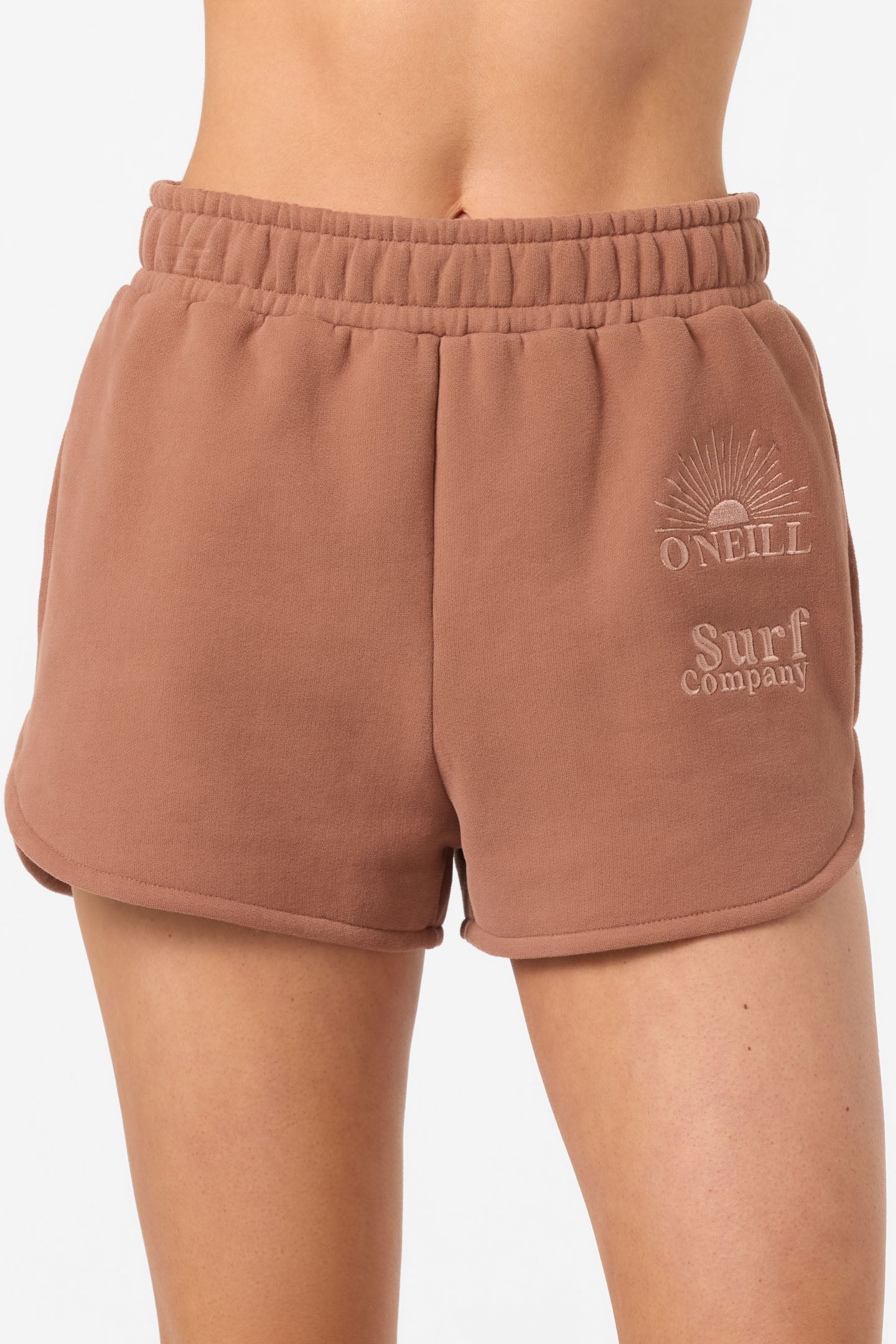 Chore Break Scallop Fleece Short - Carob Brown