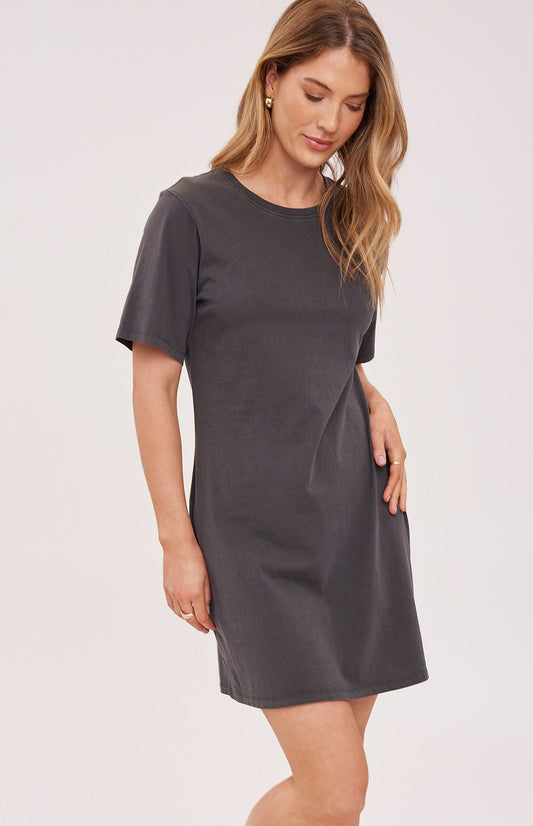 Cindy T-Shirt Dress - Washed Black