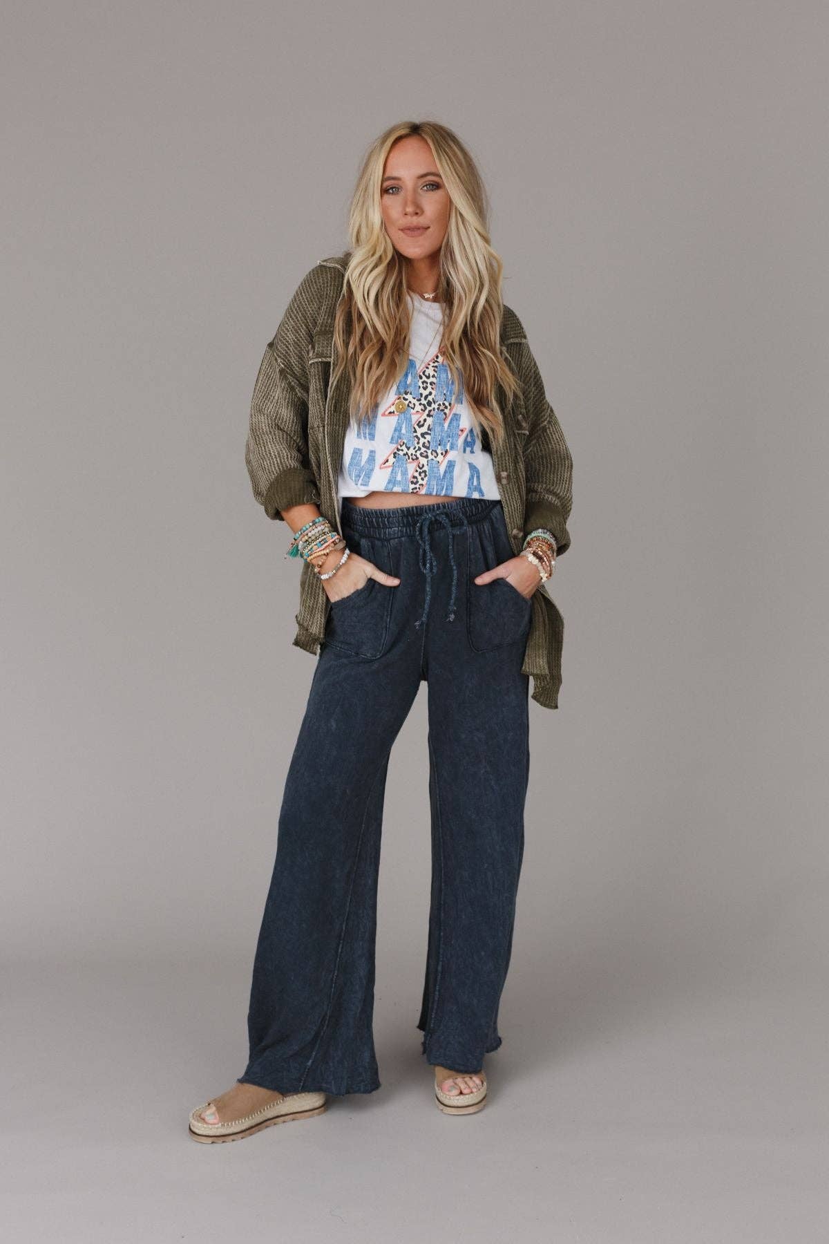 Fall Favorite: Relaxing Robin Wide Leg Pant - New Navy