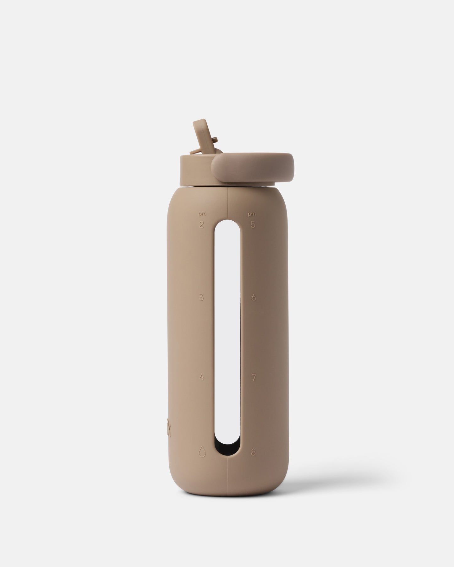 Day Bottle 21oz Glass Water Bottle - Mocha