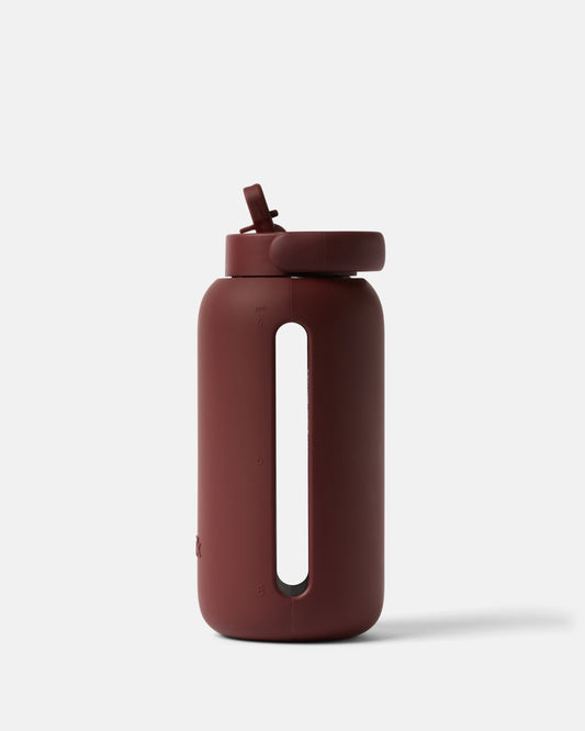 Day Bottle 27oz Glass Water Bottle - Black Cherry