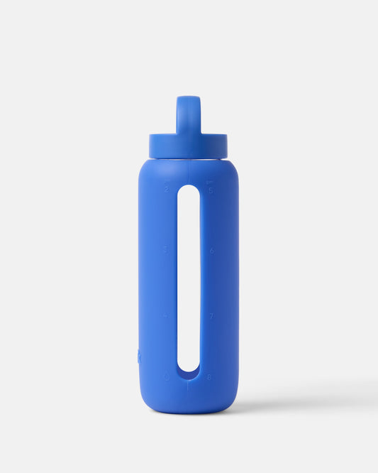 Day Bottle Classic 21oz Glass Water Bottle - Cobalt