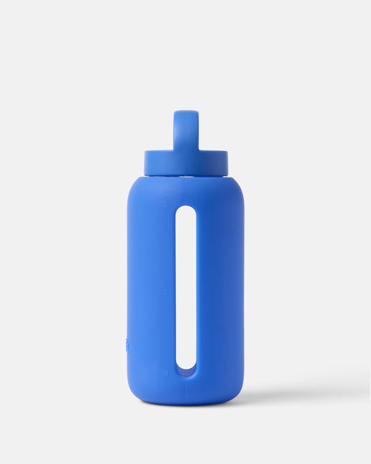 Day Bottle Classic 27oz Glass Water Bottle - Cobalt
