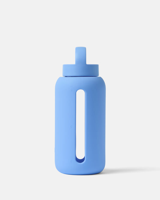 Day Bottle Classic 27oz Glass Water Bottle - Cornflower