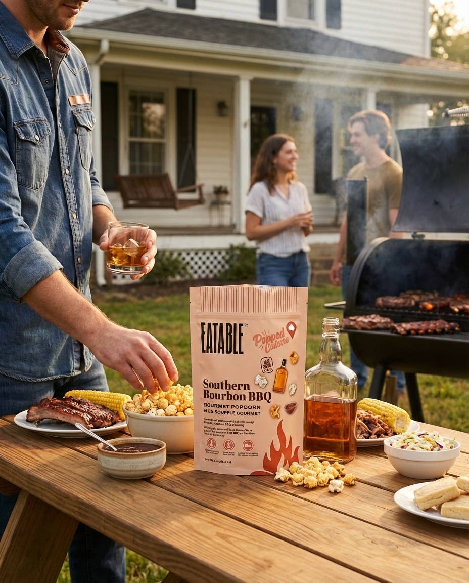 Popped Culture - Southern Bourbon BBQ Popcorn