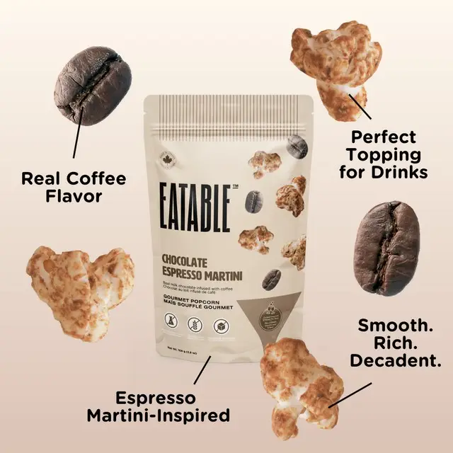 Chocolate Espresso Martini - Milk Chocolate Popcorn