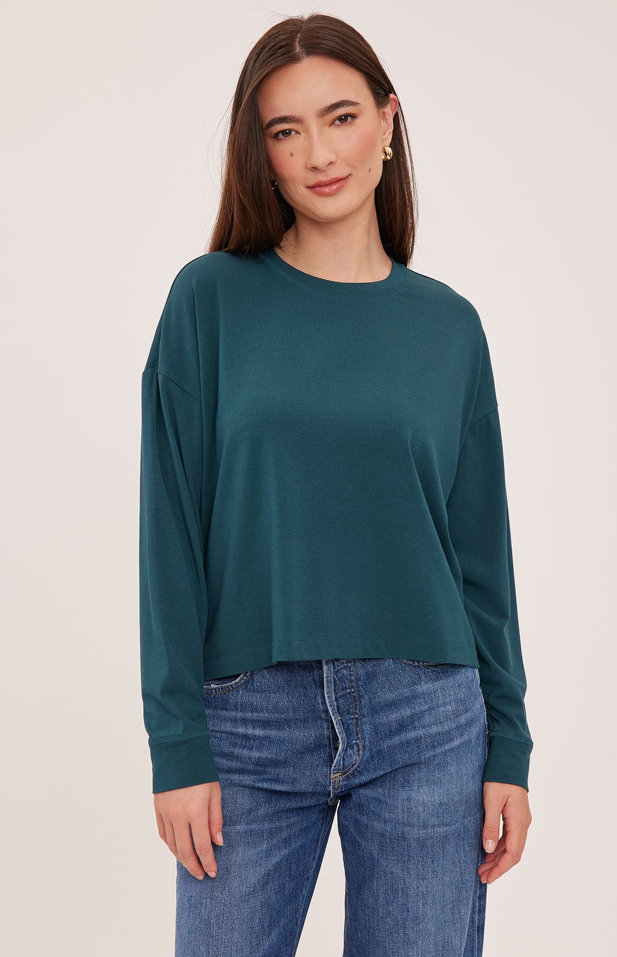 Easton Long Sleeve Top - Spruce