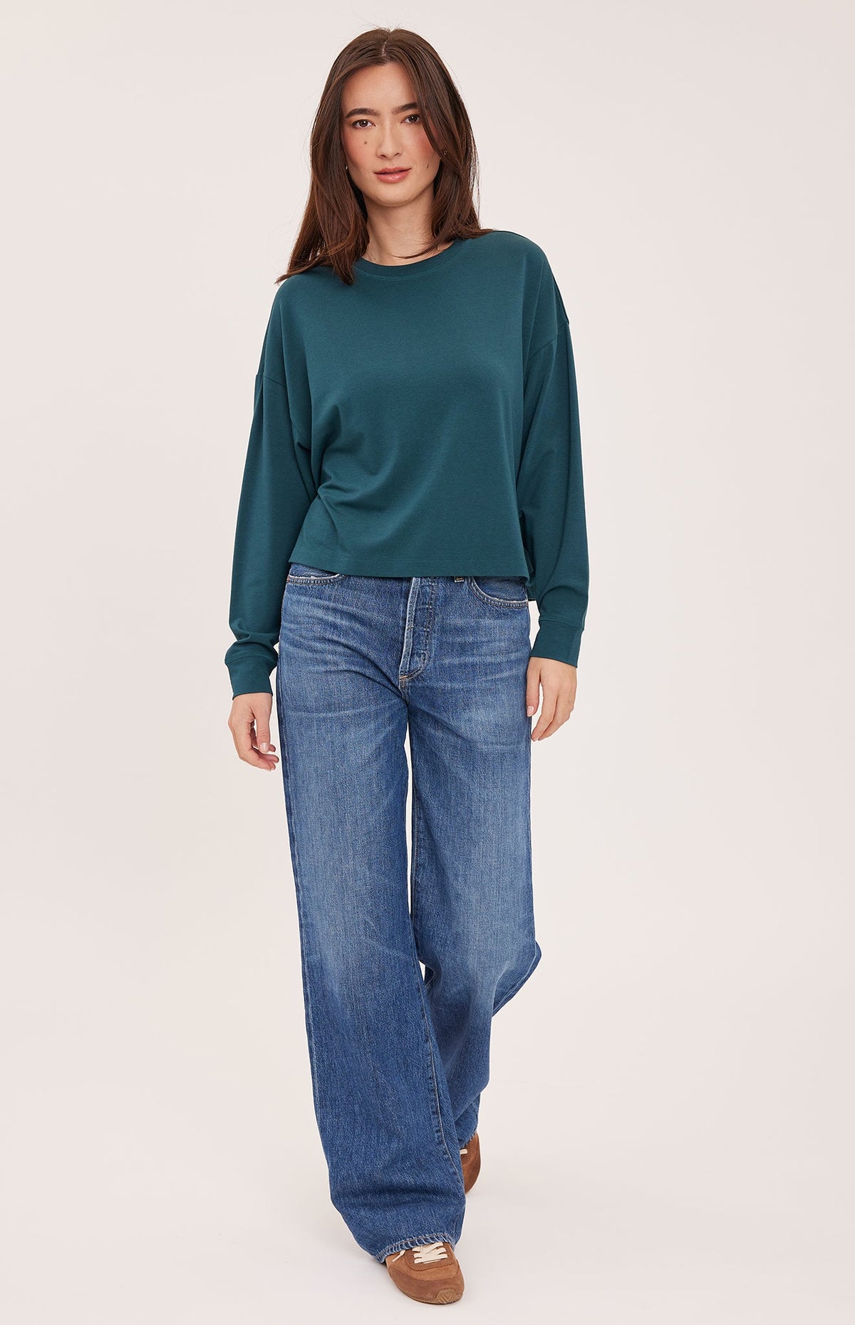 Easton Long Sleeve Top - Spruce