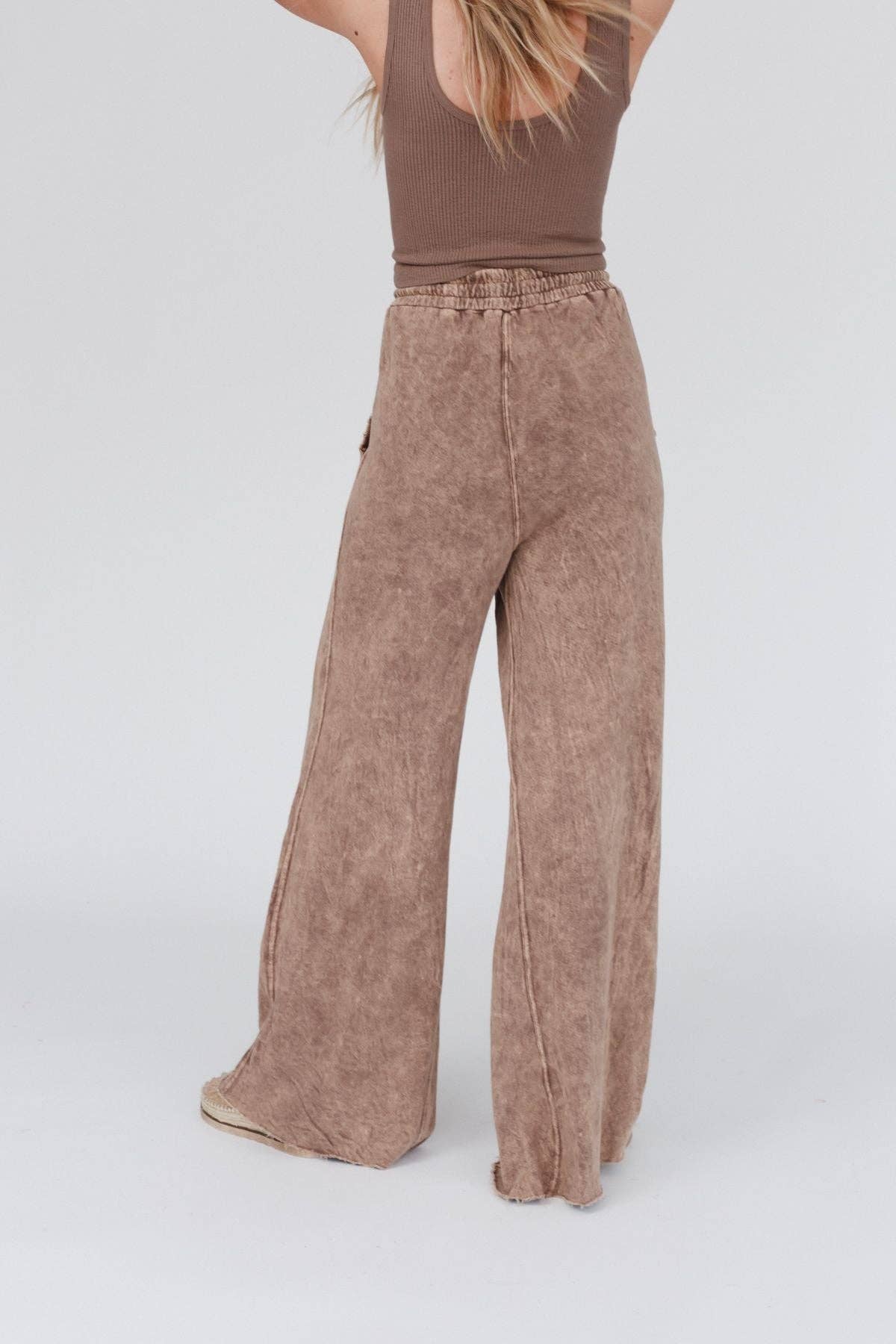 Fall Favorite: Relaxing Robin Wide Leg Pant - New Mocha