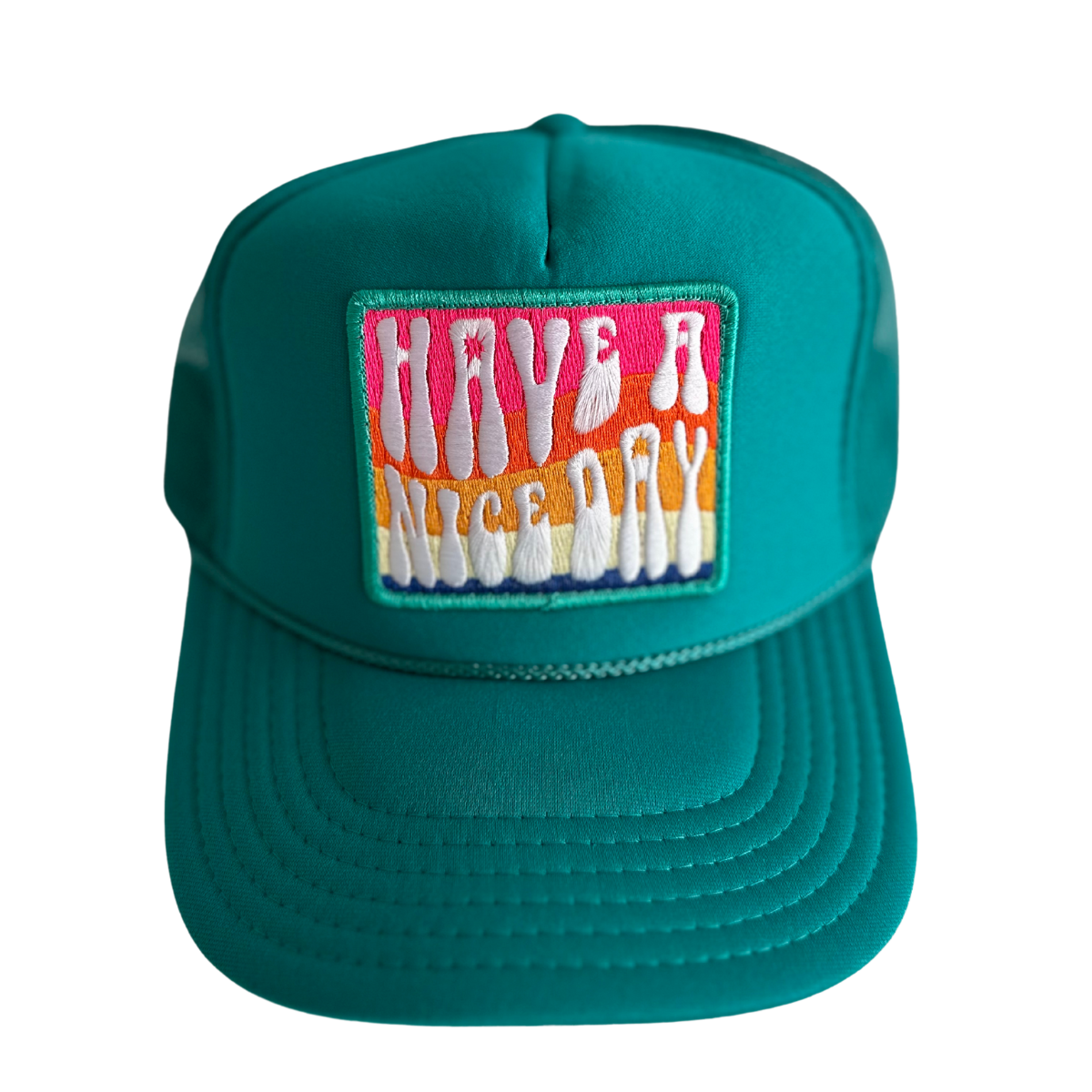 Have A Nice Day Patch Trucker Hat