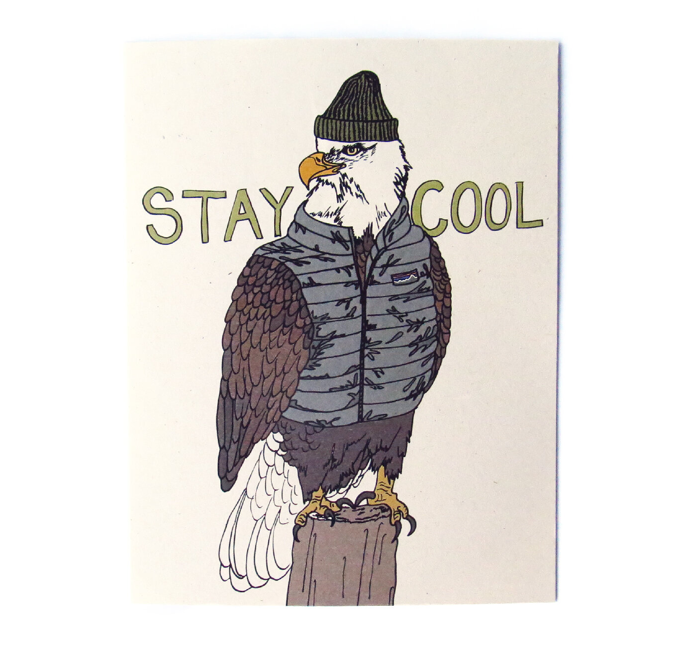 Stay Cool Eagle Card