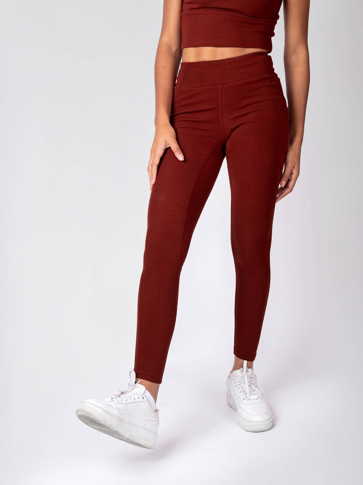 PlantTec™ Organic Leggings - Redwood