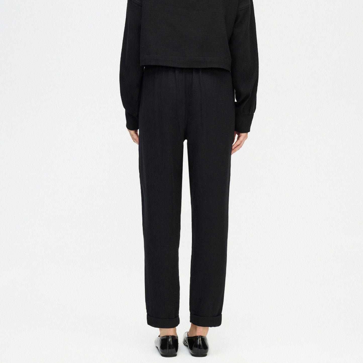 Slouchy Pants - One-Sized - Flat Black