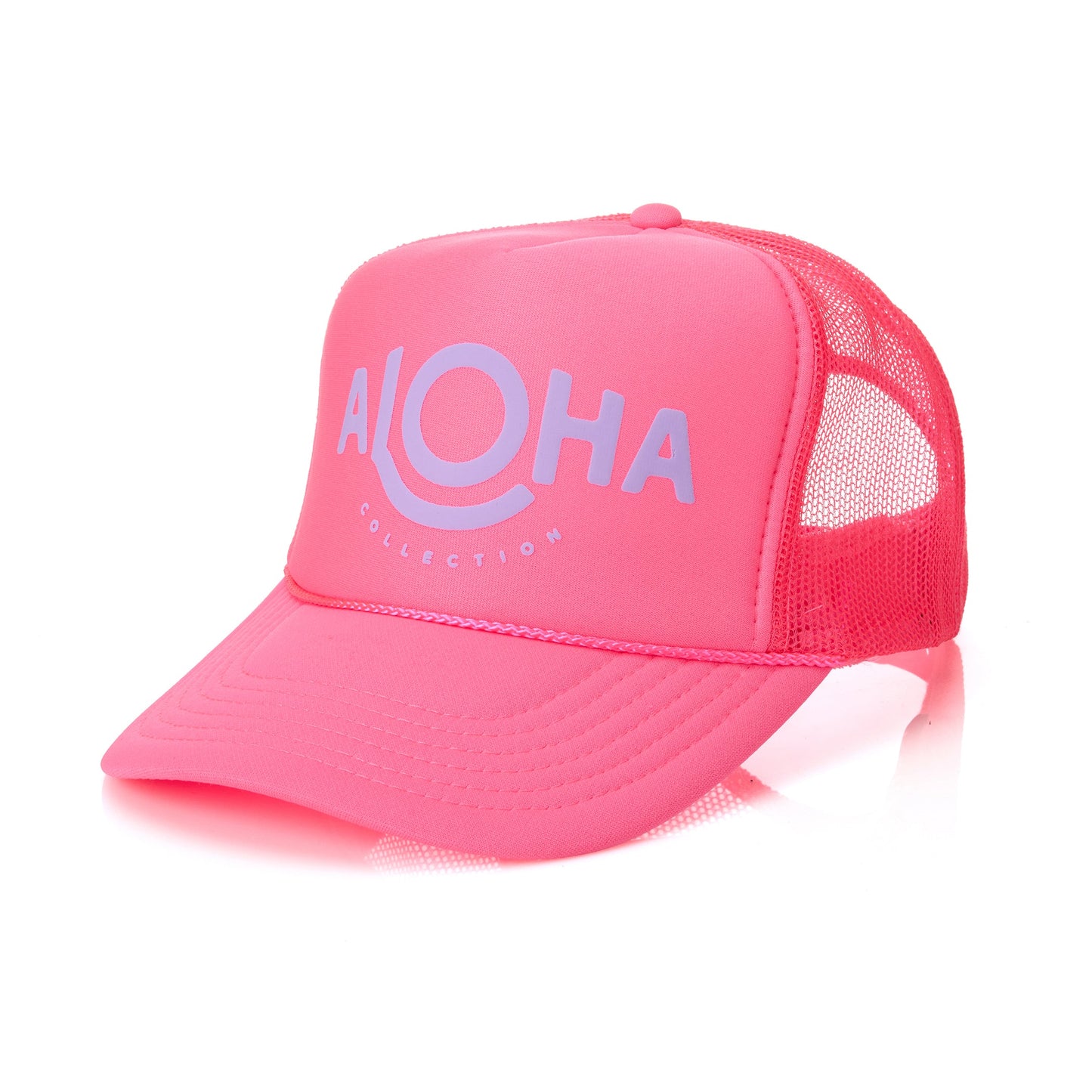 ALOHA Trucker - Lavender Neon Pink