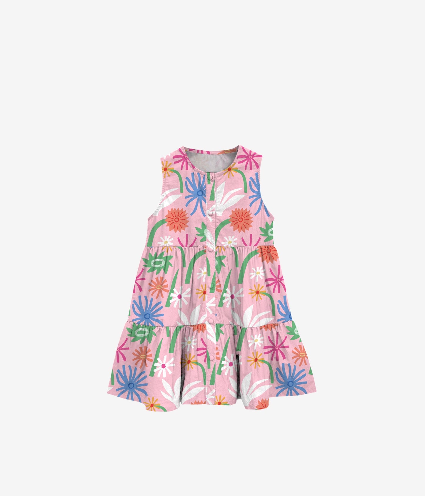 Garden Groove Sleeveless Dress - Mary's Rose