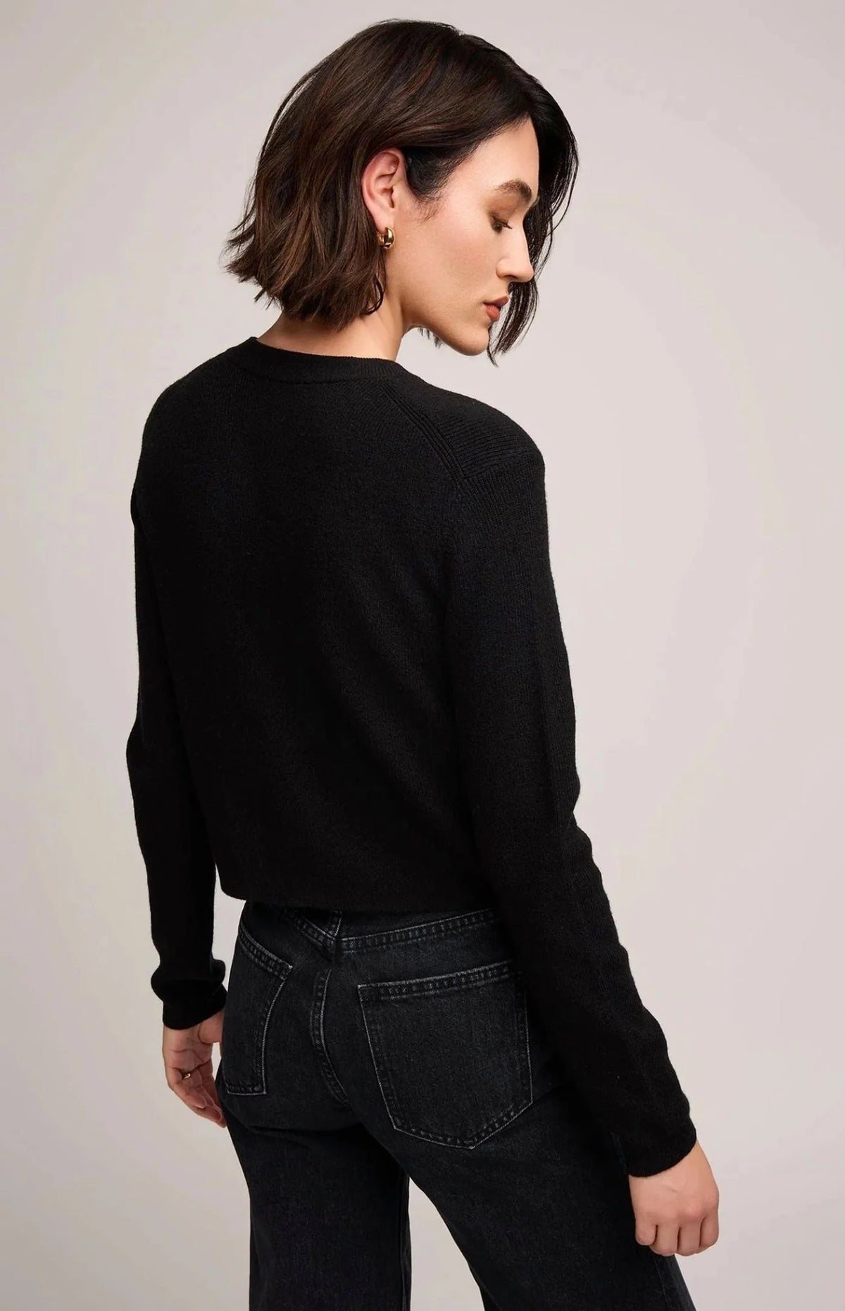 MiraBella Long Sleeve Top - Black