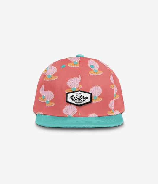 Girly Pearl Snapback - Coral Love