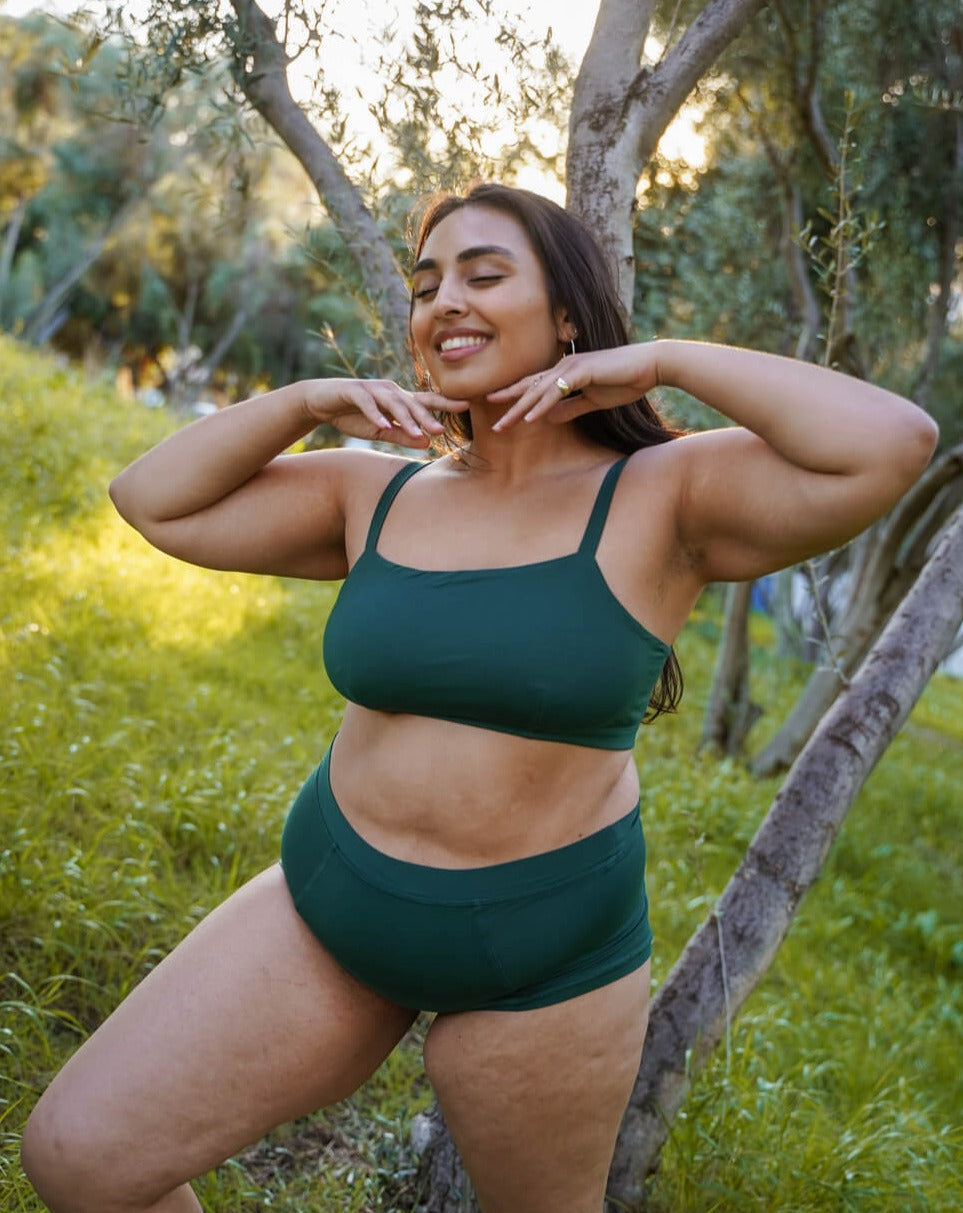 Brief Mineral Underwear - Green