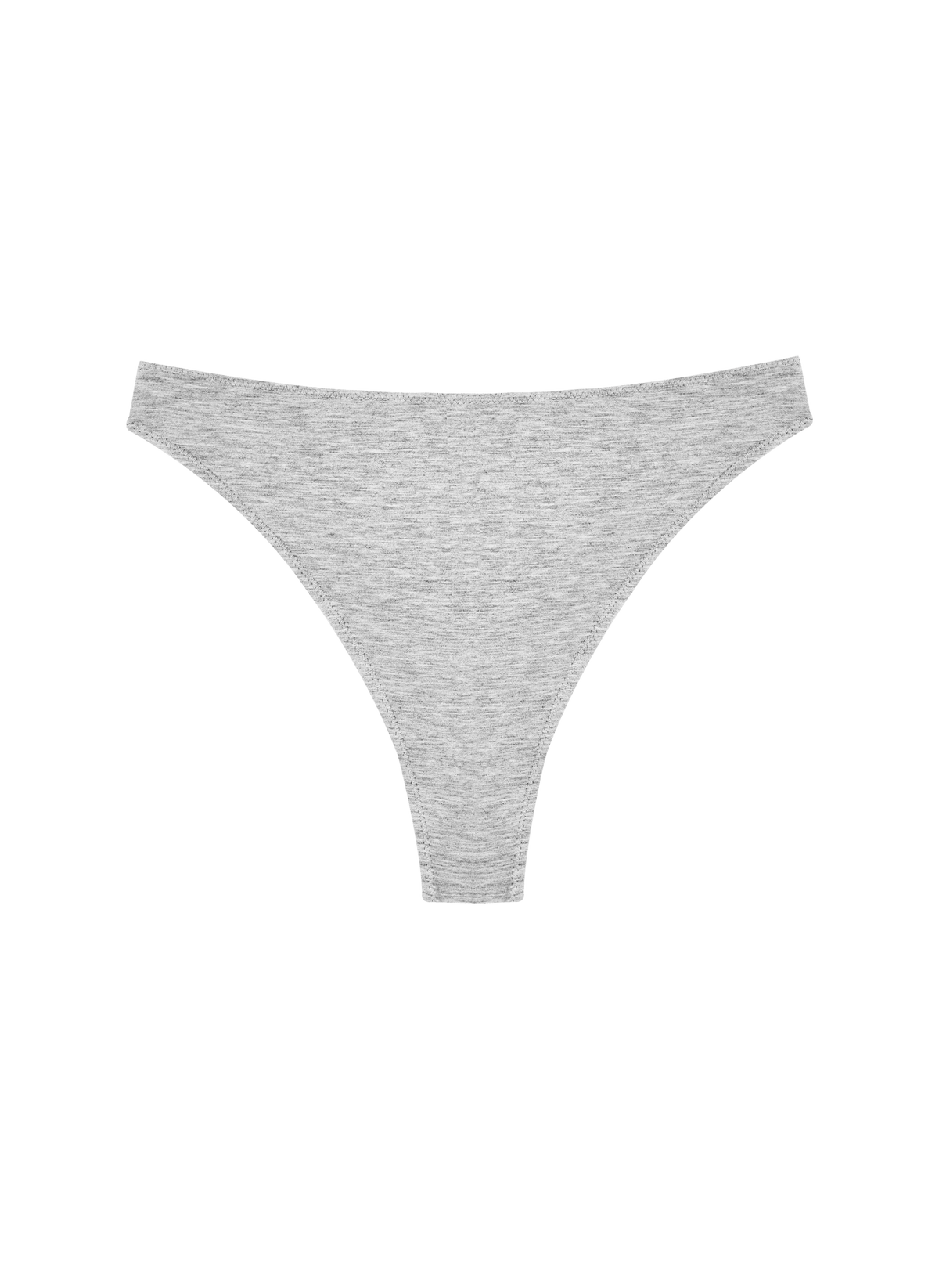 High Rise Thong Mineral Underwear - Grey