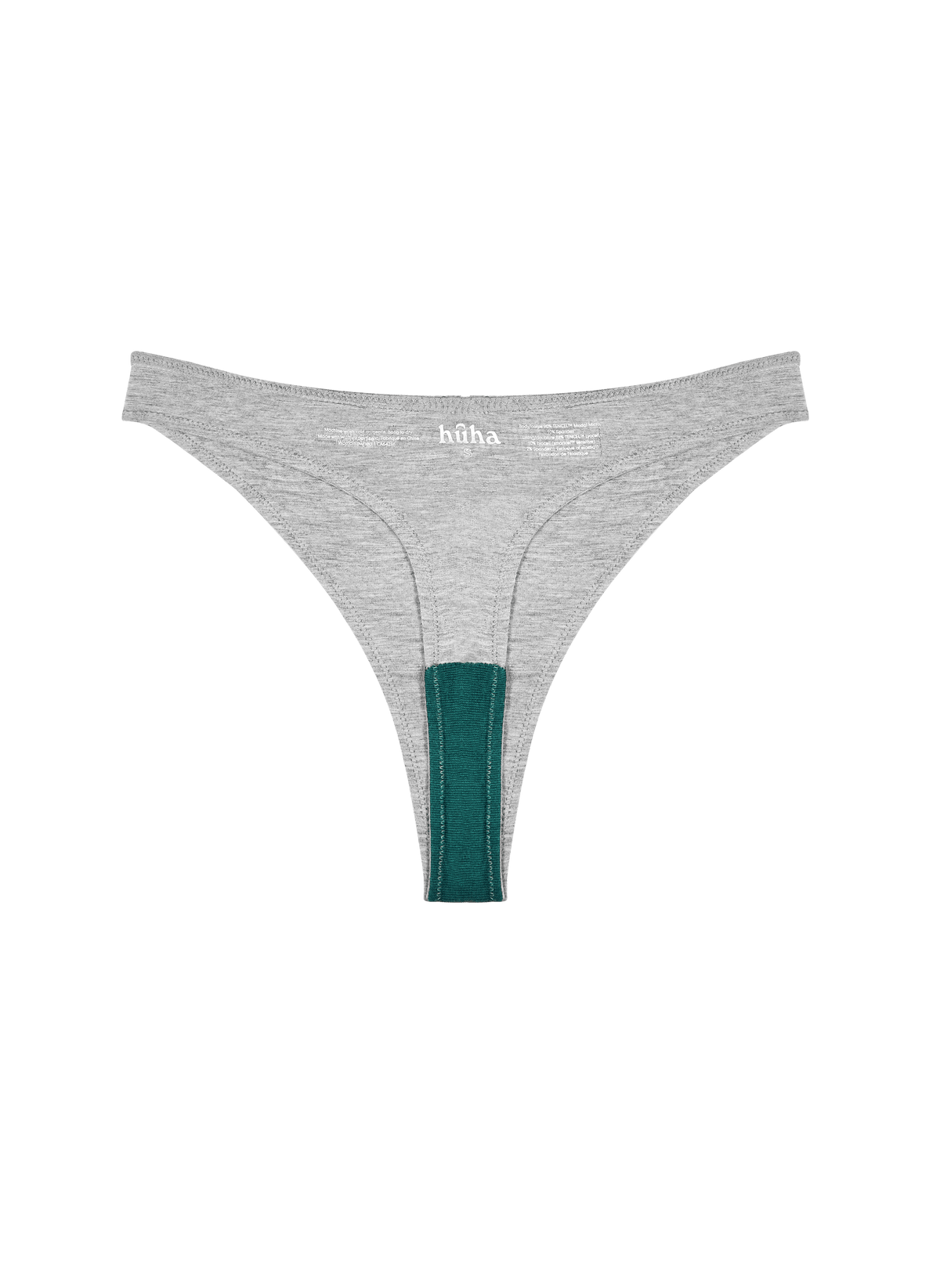 High Rise Thong Mineral Underwear - Grey