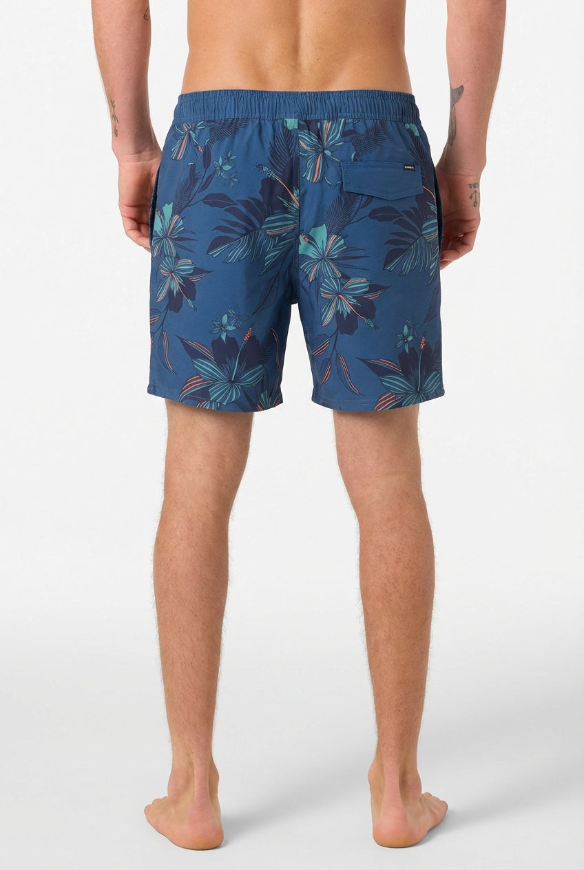 Hermosa Retro Lined 17 Volley - Indigo