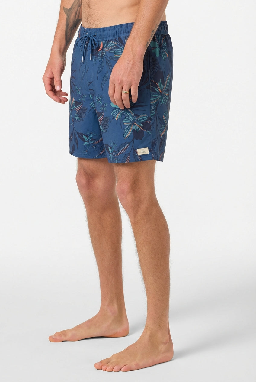 Hermosa Retro Lined 17 Volley - Indigo