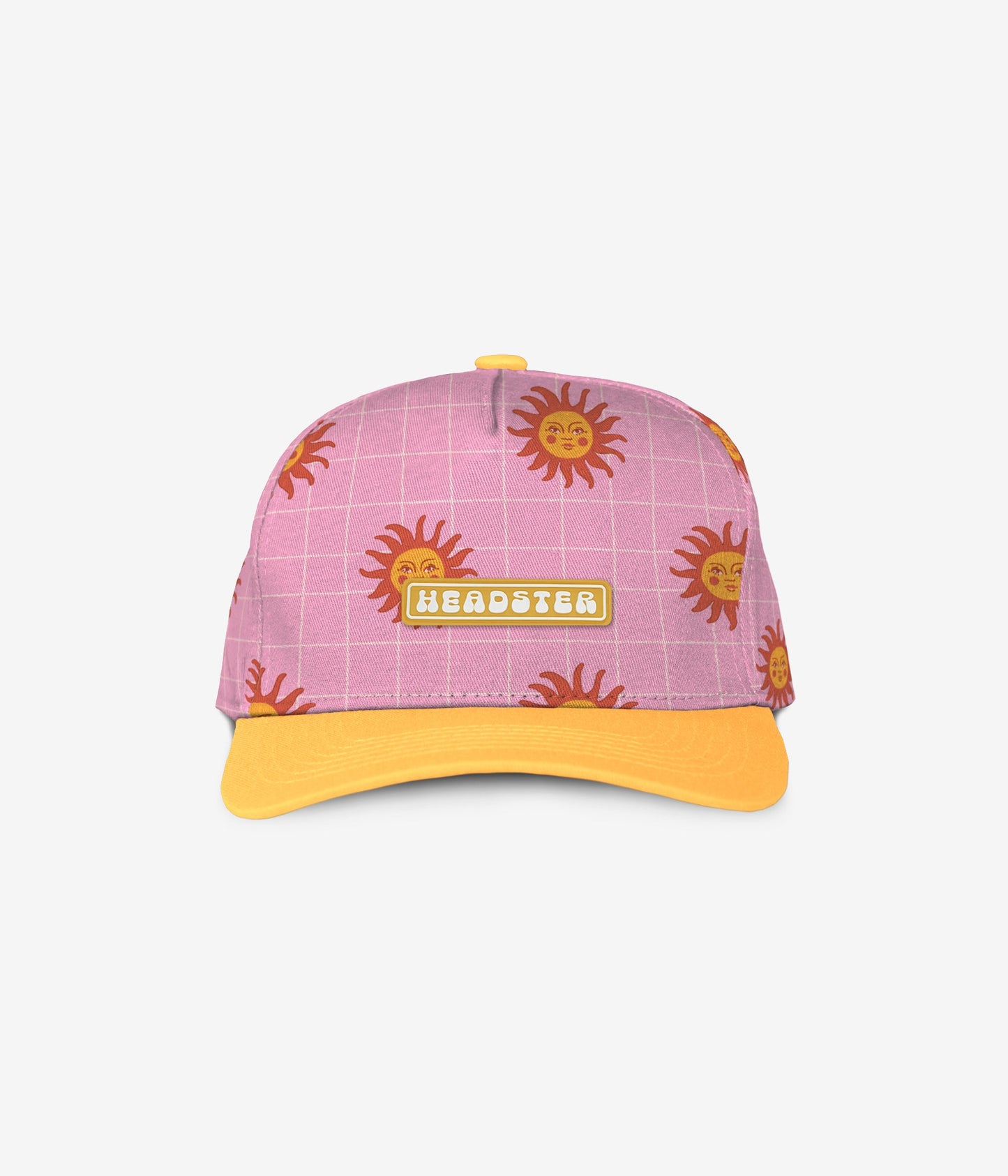 Horizon Sun Curved Brim Snapback - Smart Pink