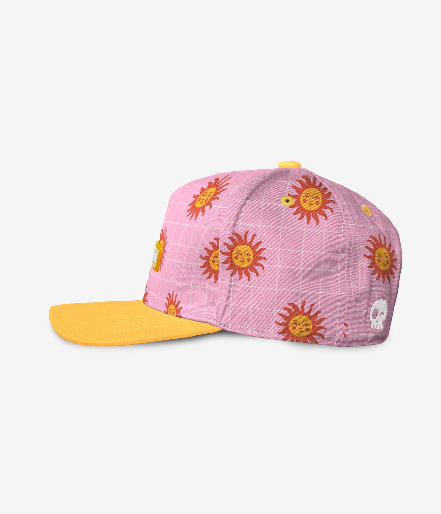 Horizon Sun Curved Brim Snapback - Smart Pink