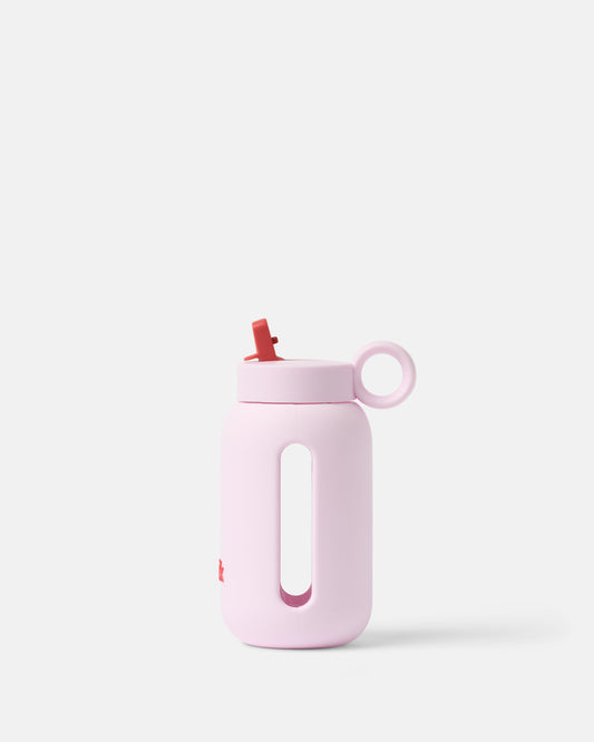 Kids 10oz Glass Water Bottle - Strawberry