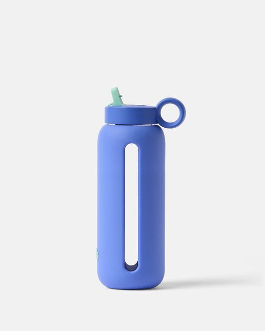 Kids 17oz Glass Water Bottle - Navy