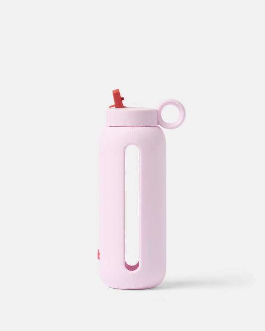 Kids 17oz Glass Water Bottle - Strawberry