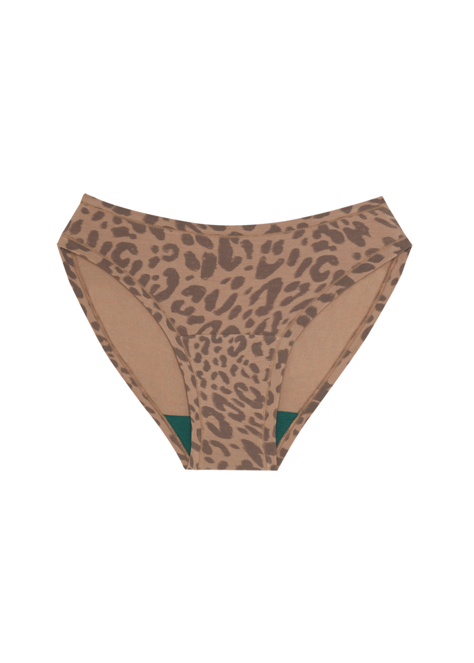 Bikini Mineral Underwear - Tan Leopard