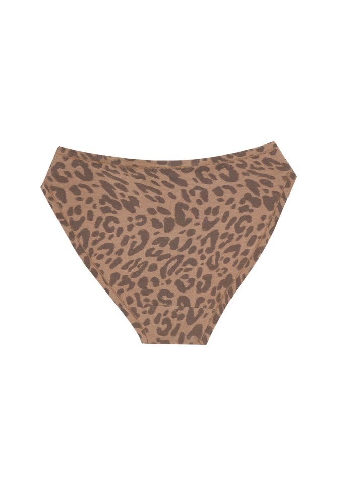 Bikini Mineral Underwear - Tan Leopard
