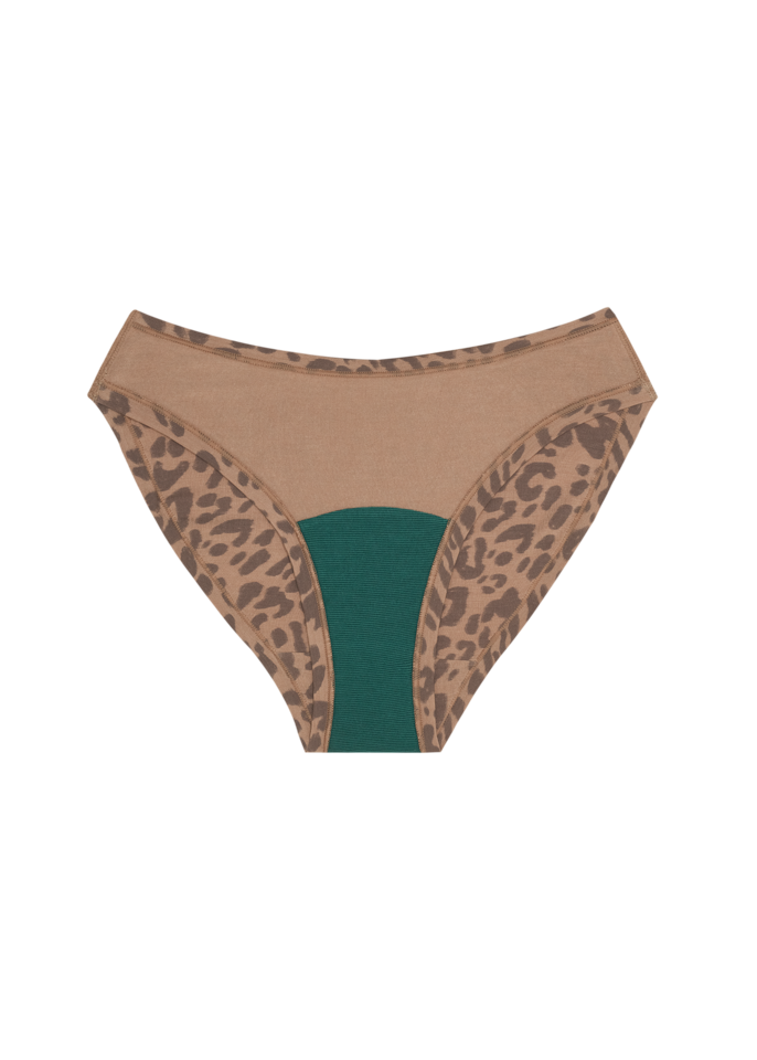 Bikini Mineral Underwear - Tan Leopard