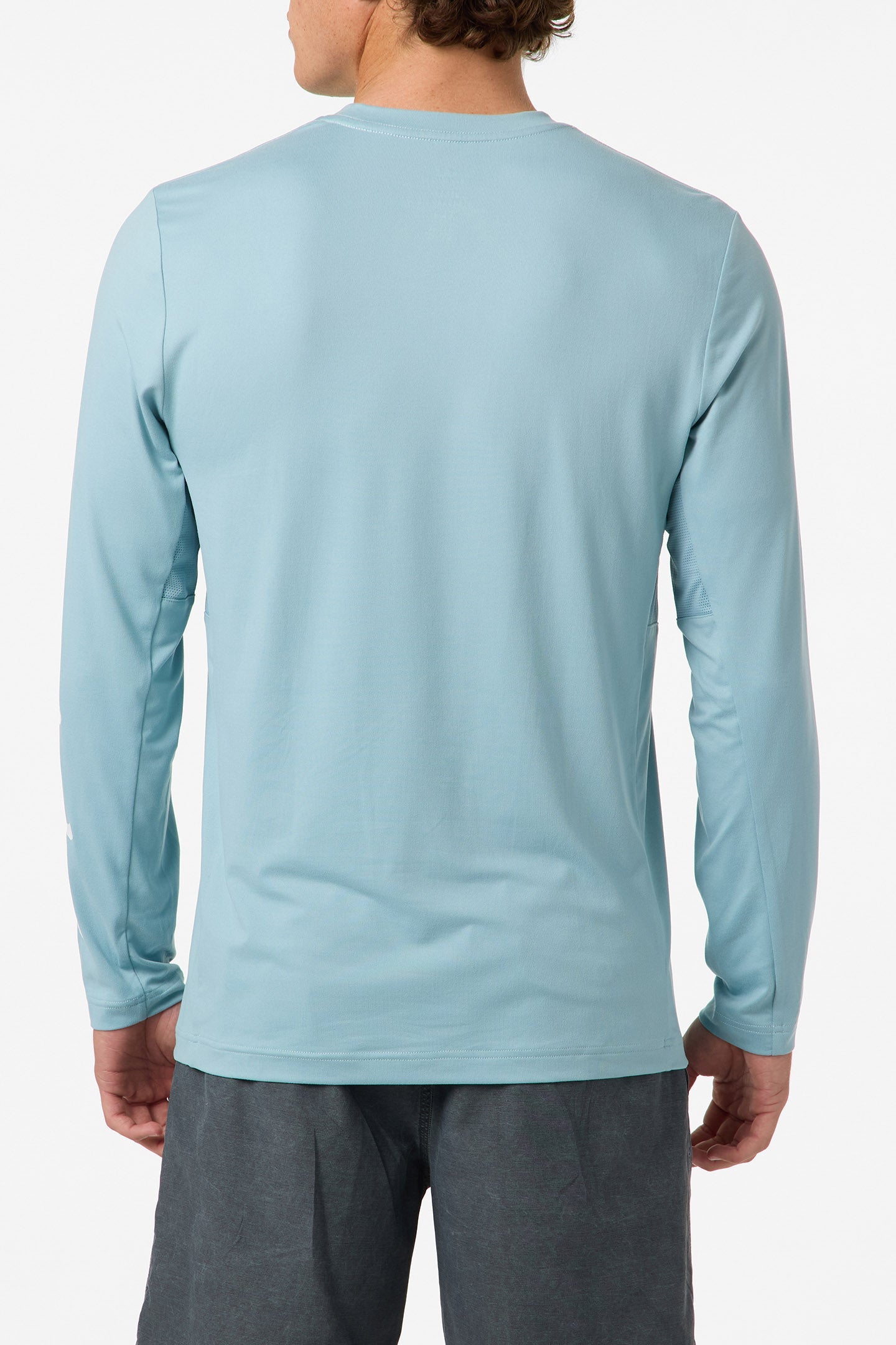 Logo UPF LS Tee - Stone Blue