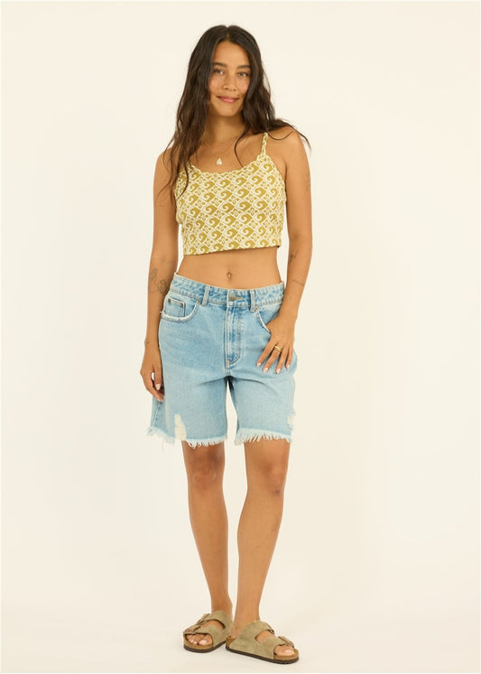 Lost Shores Knit Tank - Sweet Moss