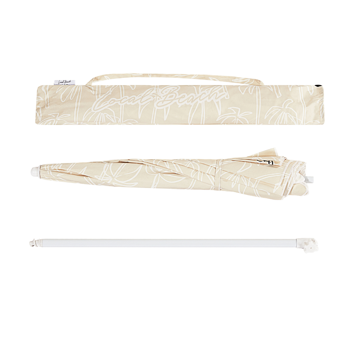 Multi Palms Beach Umbrella - Tan
