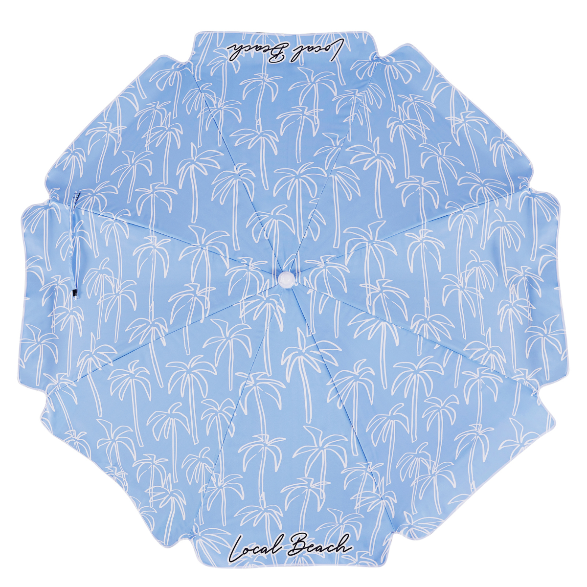 Multi Palms Beach Umbrella - Blue