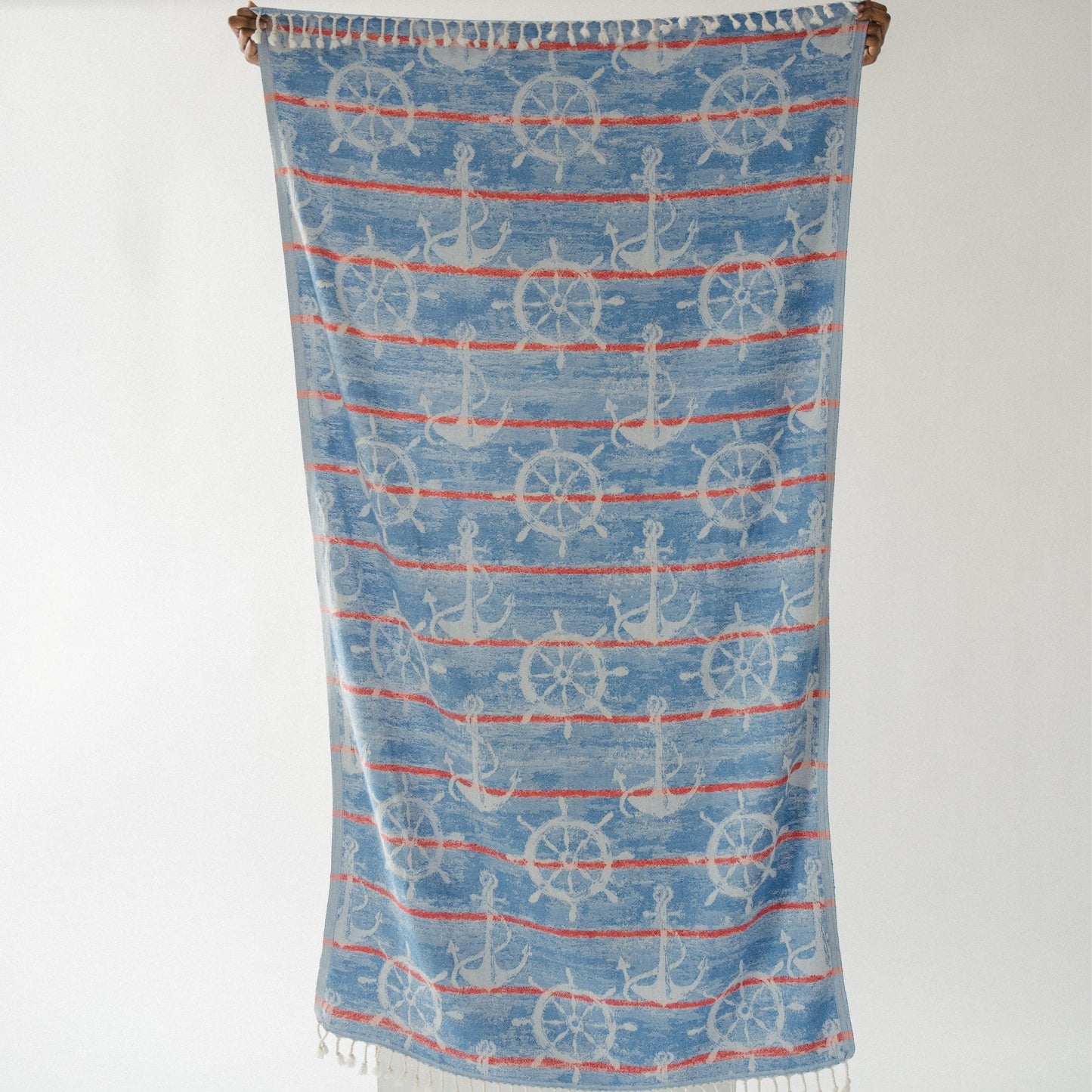 Turkish Cotton Towel - Nautical