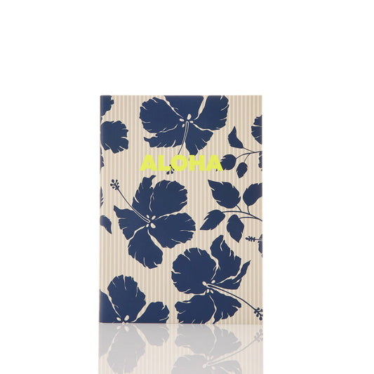 Salina Tiny Stripe Notebook – Navy