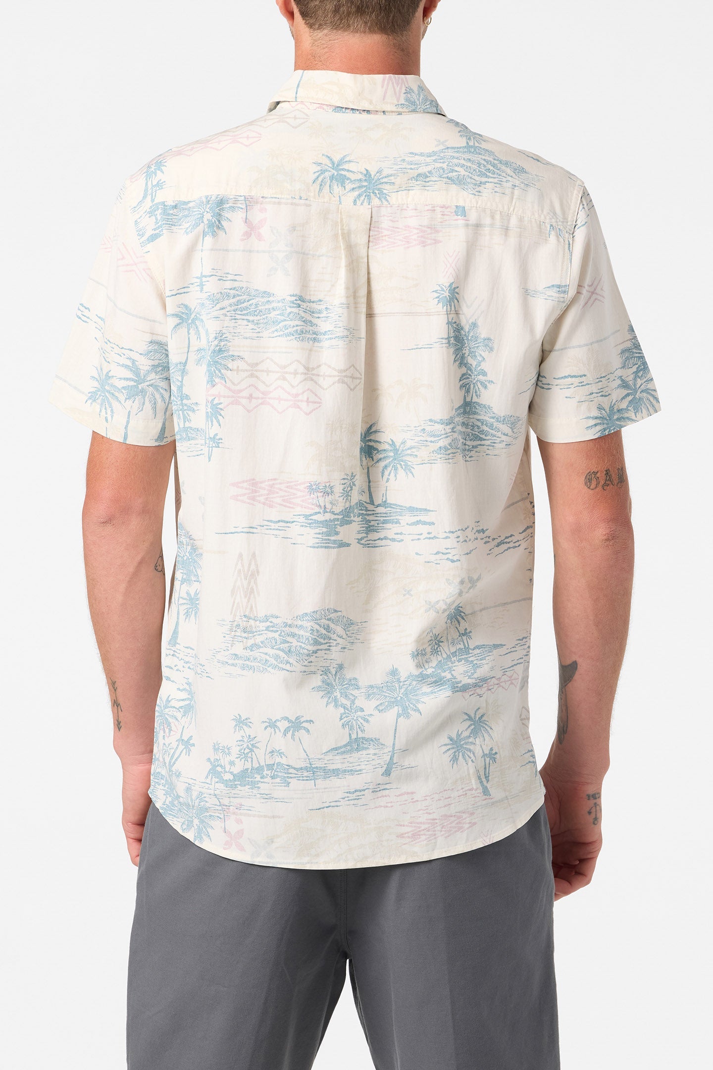 Oasis Standard SS Woven Shirt - Cream