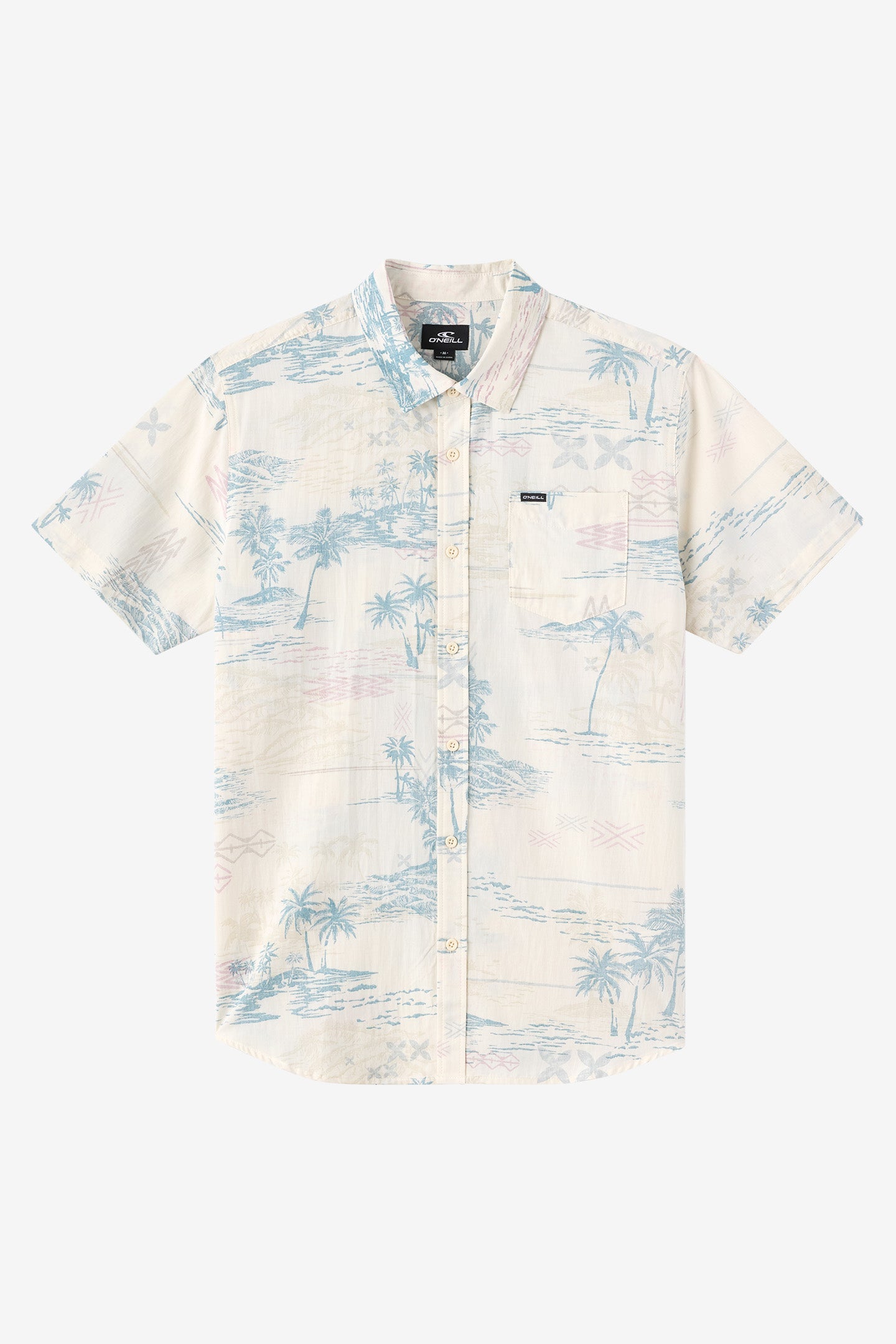 Oasis Standard SS Woven Shirt - Cream